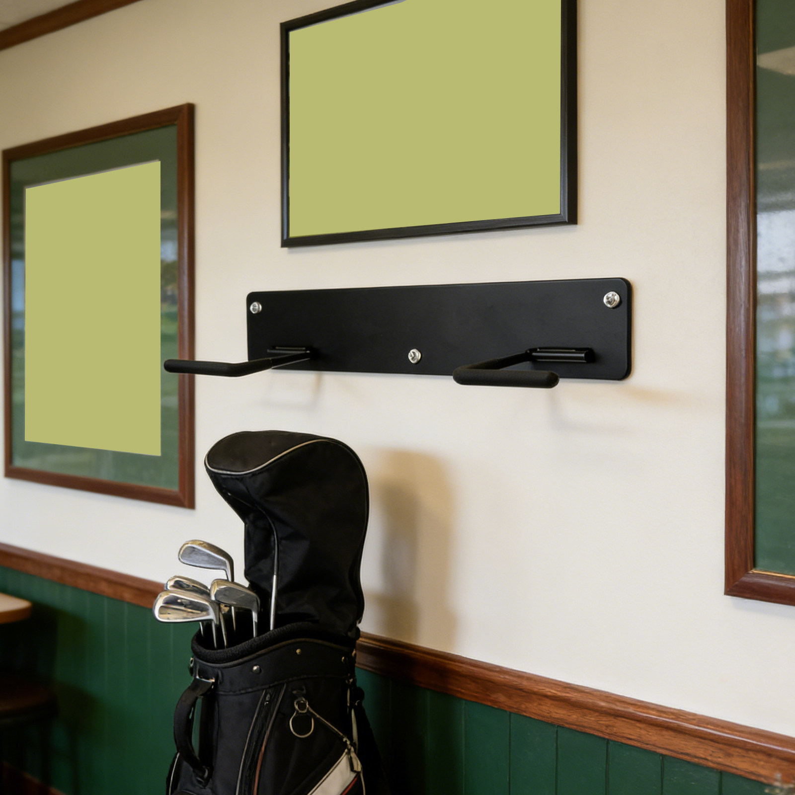 Golf Equipment Garage Organizer - Soporte de Pared para Bolsas de