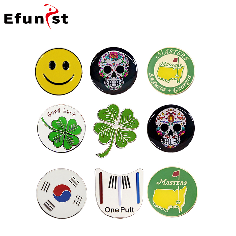 Ball Marker Set - Marcador de pelota de Golf, mezcla