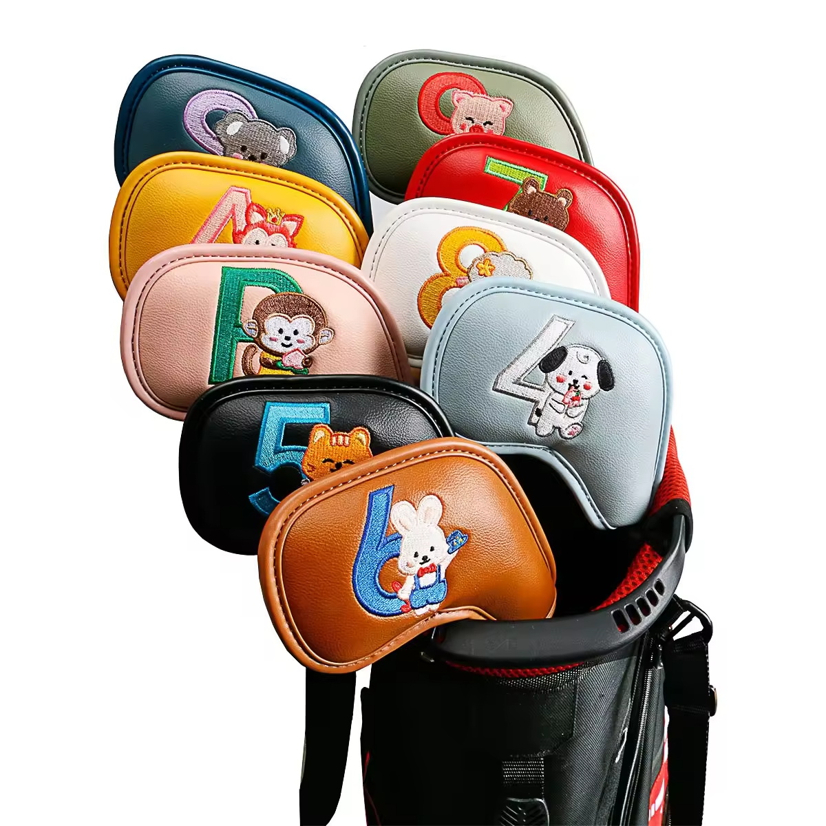 Golf Equipment Storage - 9 Fundas Protectoras para Palos de