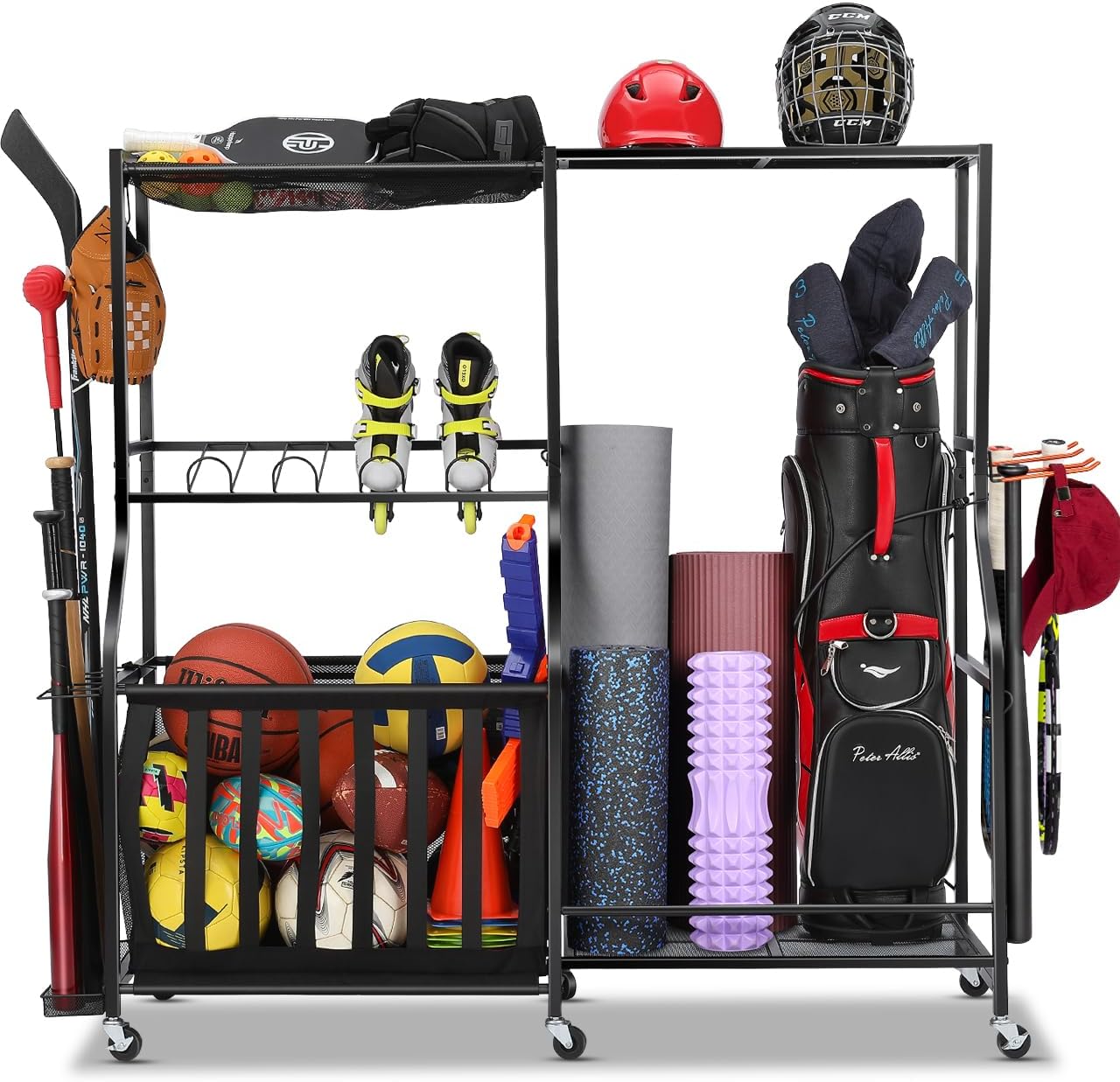Golf Equipment Garage Organizer - Organizador de Equipamiento Deportivo para Garaje