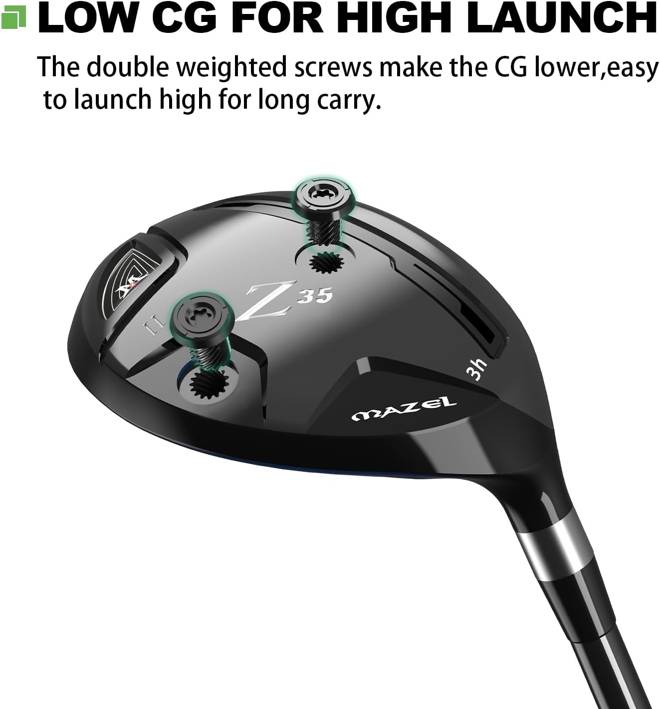 Palos de Golf Híbridos Rescue  - Shaft Flex Stiff reseña y precio