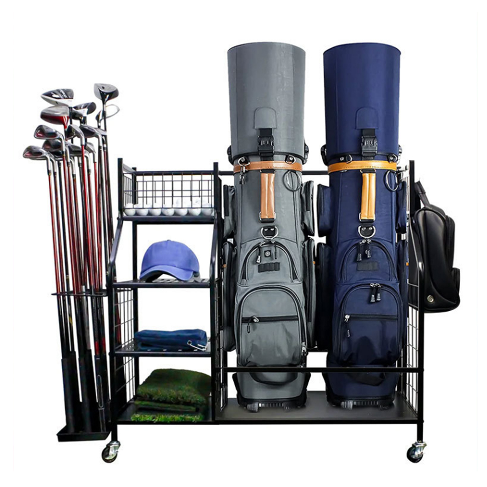 Estante organizador de garaje  - Golf Equipment Garage Organizer reseña y precio