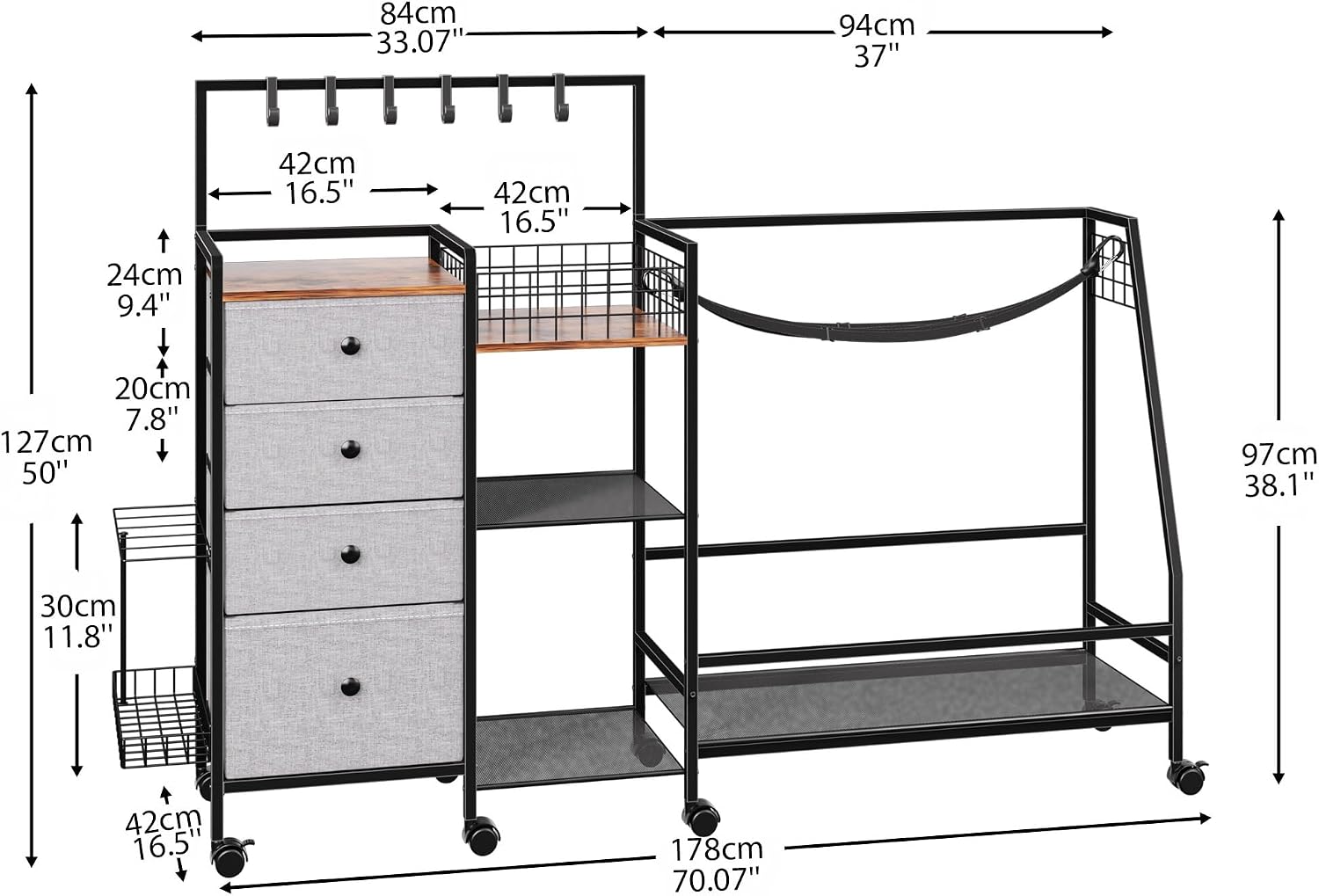 Soporte de Almacenamiento Extr - Golf Equipment Garage Organizer reseña y precio
