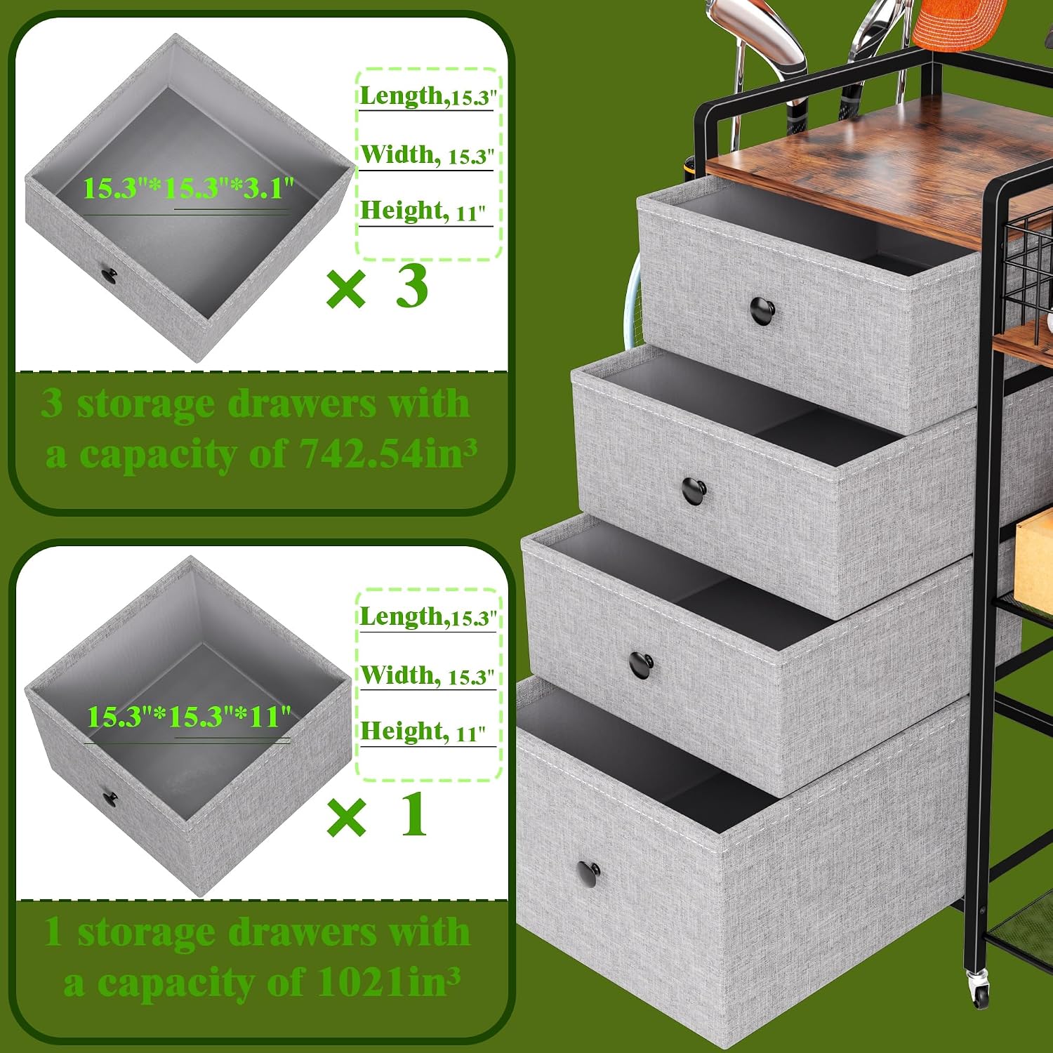 Soporte de Almacenamiento Extr - Golf Equipment Garage Organizer reseña y precio