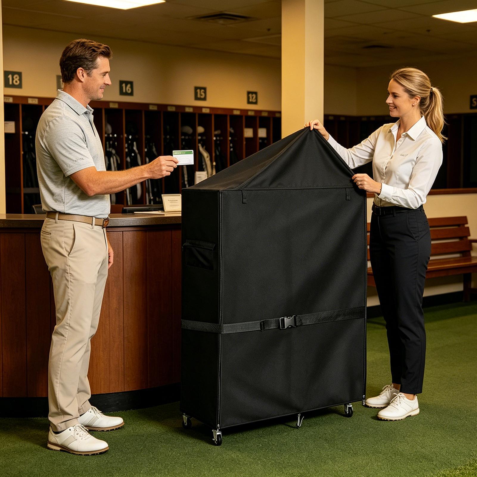 Fundas para soporte de bolsa d - Golf Equipment Garage Organizer reseña y precio