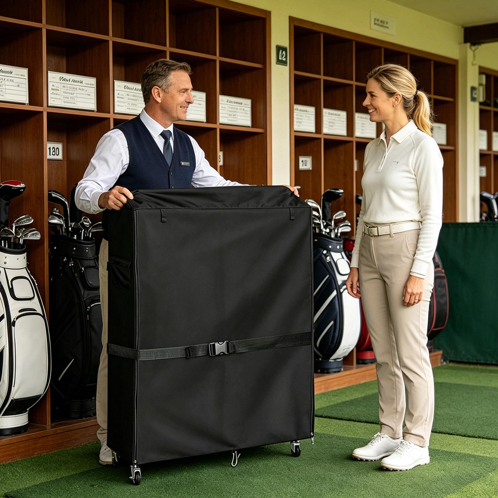 Funda protectora para bolsa de - Golf Equipment Garage Organizer reseña y precio