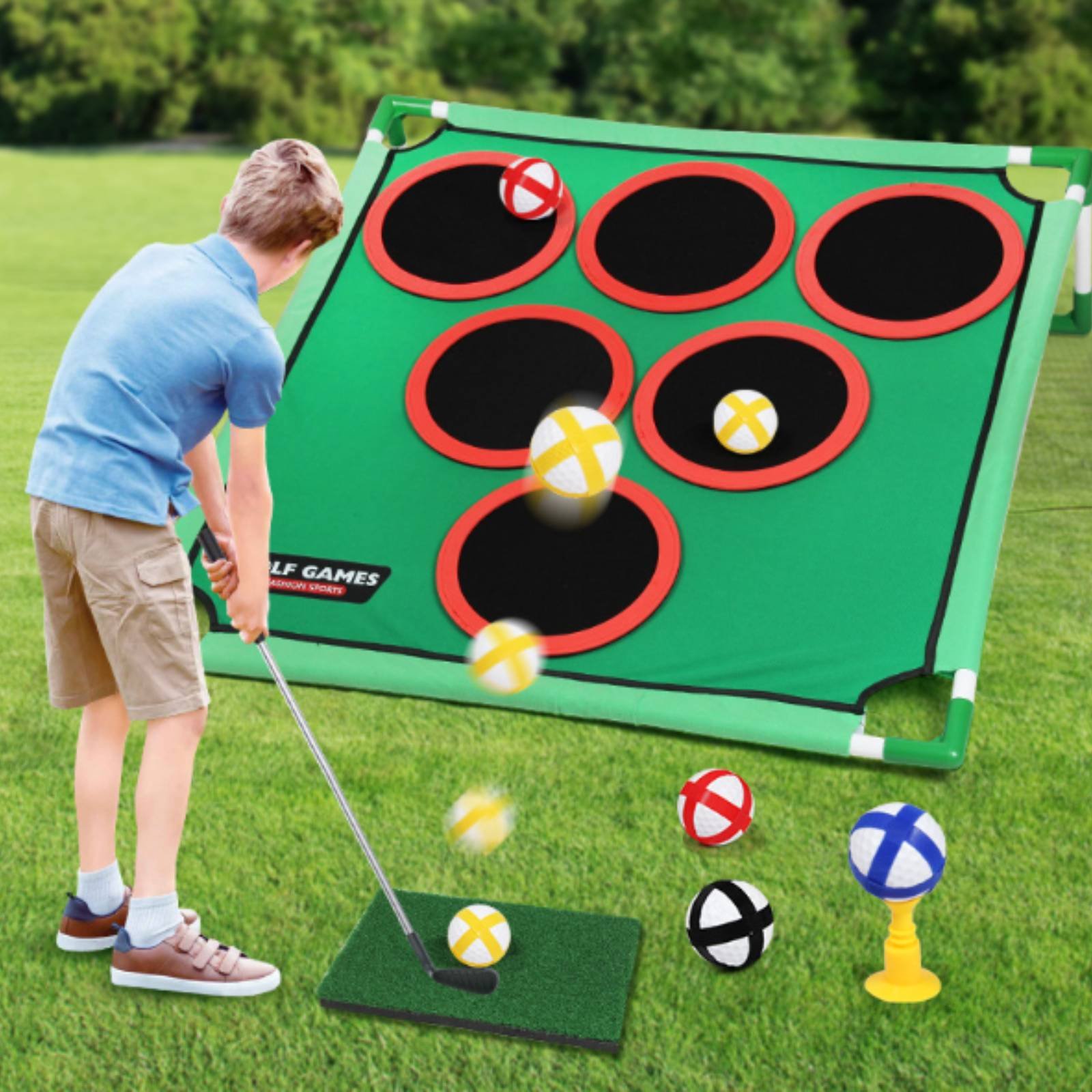 Objetivo portátil para práctic - X Golf Equipment reseña y precio