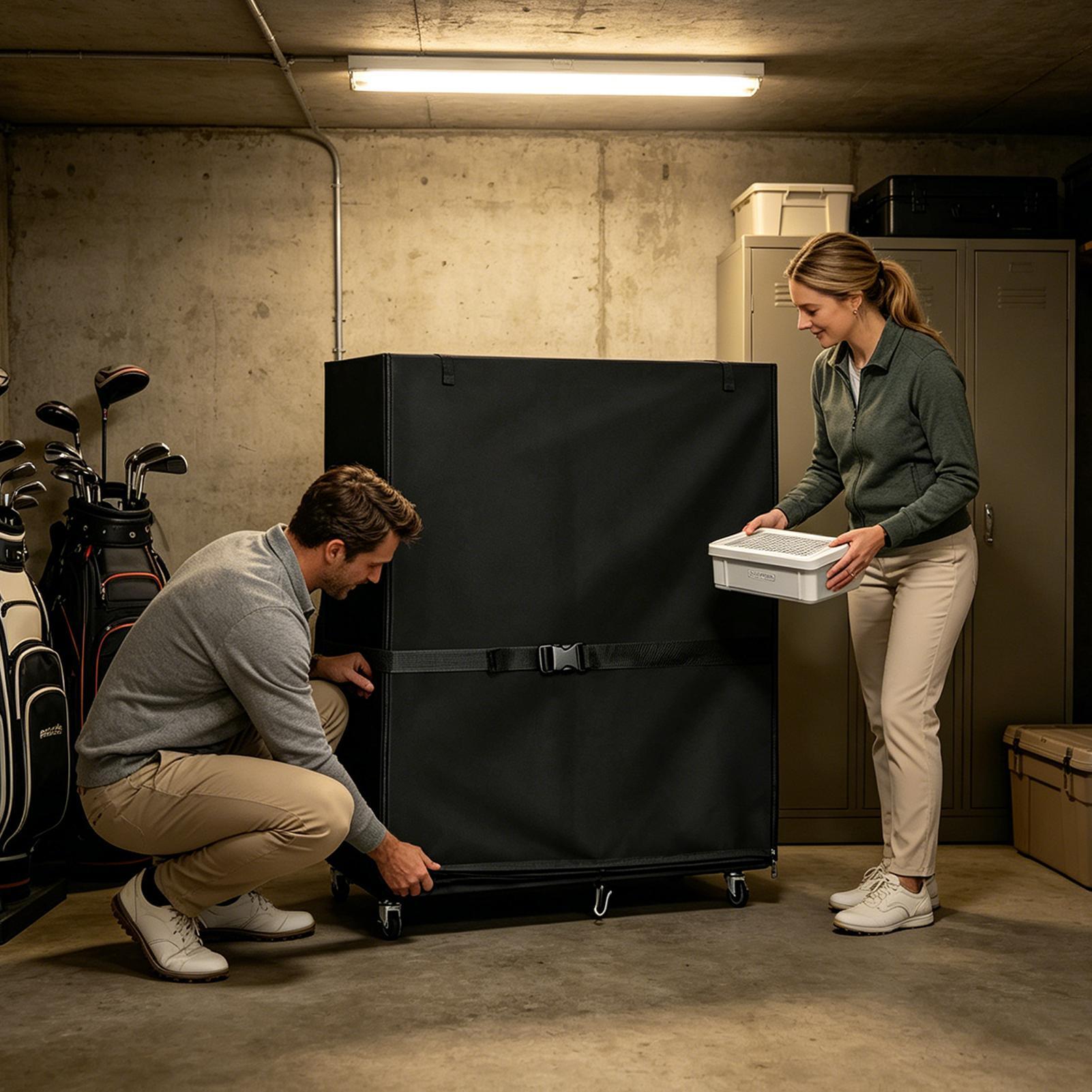 Funda organizadora de Oxford p - Golf Equipment Garage Organizer reseña y precio